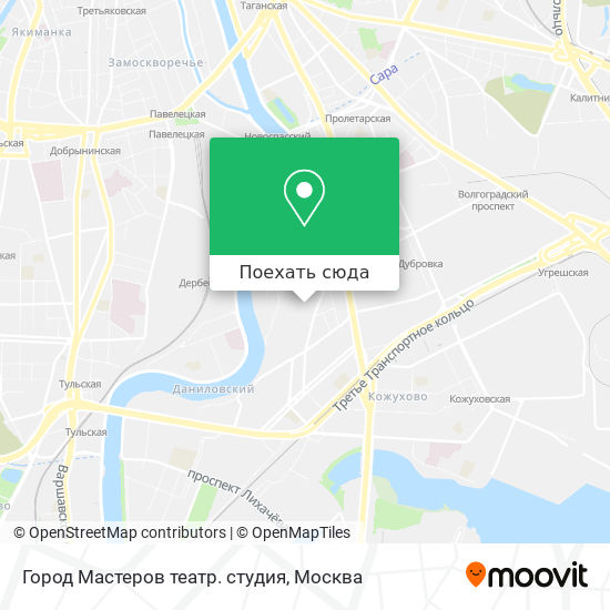 Карта Город Мастеров театр. студия
