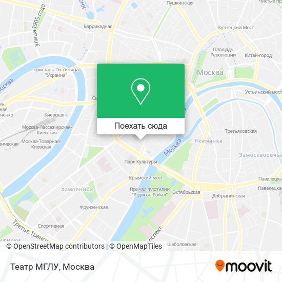 Карта Театр МГЛУ