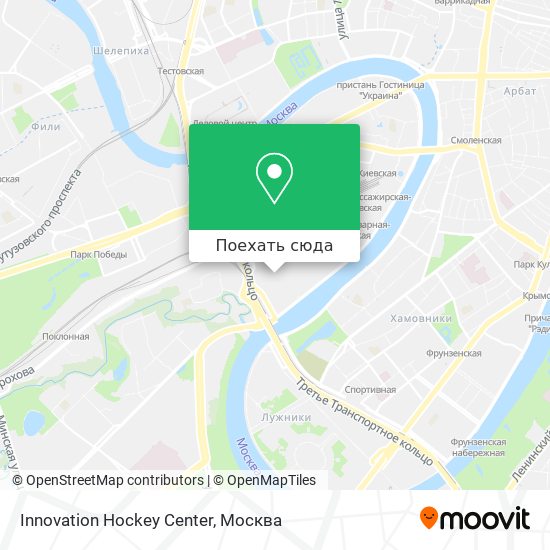 Карта Innovation Hockey Center