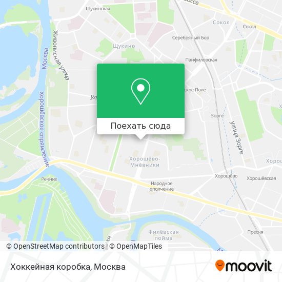 Карта Хоккейная коробка