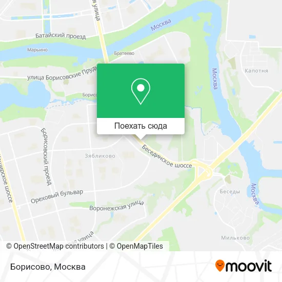 Карта Борисово