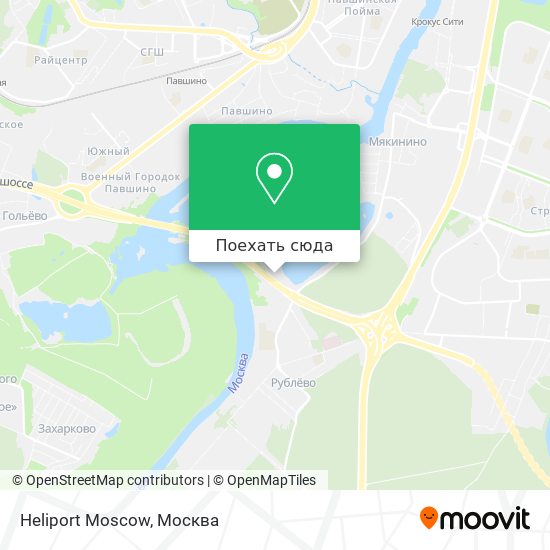 Карта Heliport Moscow