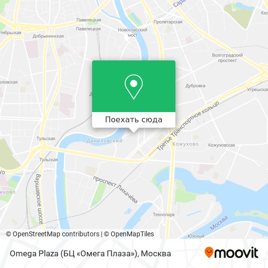 Карта Omega Plaza (БЦ «Омега Плаза»)
