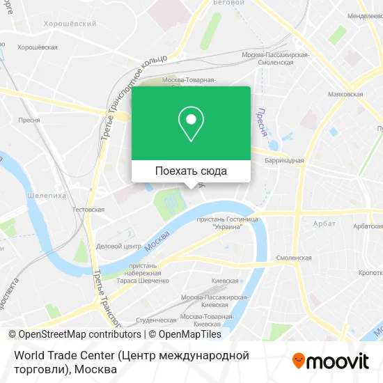 Карта World Trade Center (Центр международной торговли)