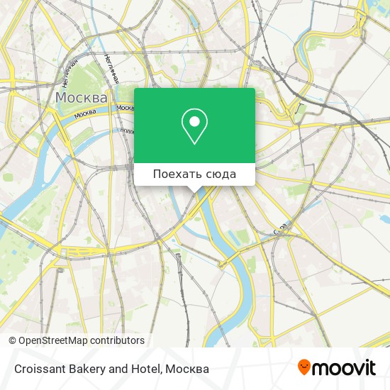 Карта Croissant Bakery and Hotel
