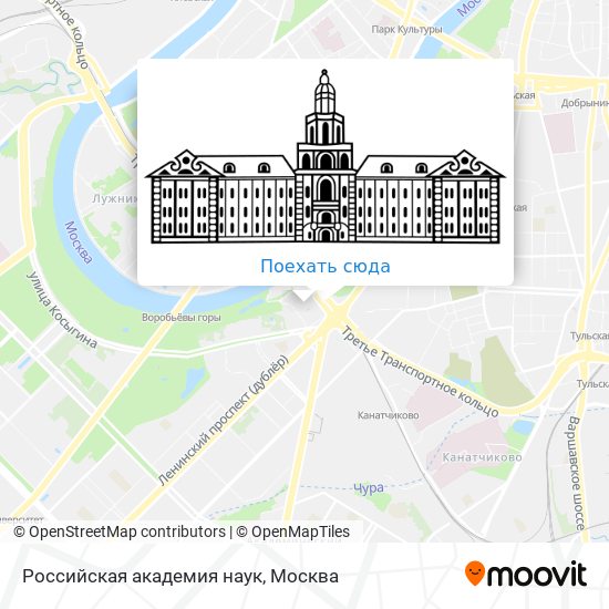 Карта Российская академия наук