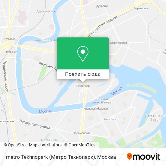 Карта metro Tekhnopark (Метро Технопарк)