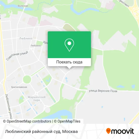Карта Люблинский районный суд