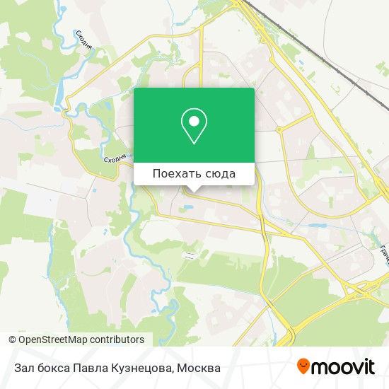 Карта Зал бокса Павла Кузнецова