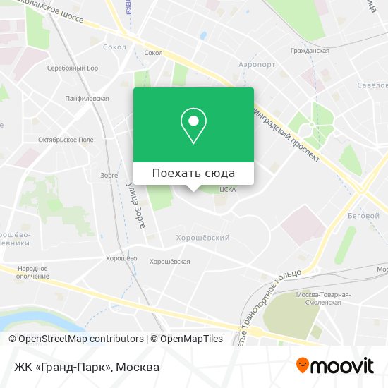 Карта ЖК «Гранд-Парк»