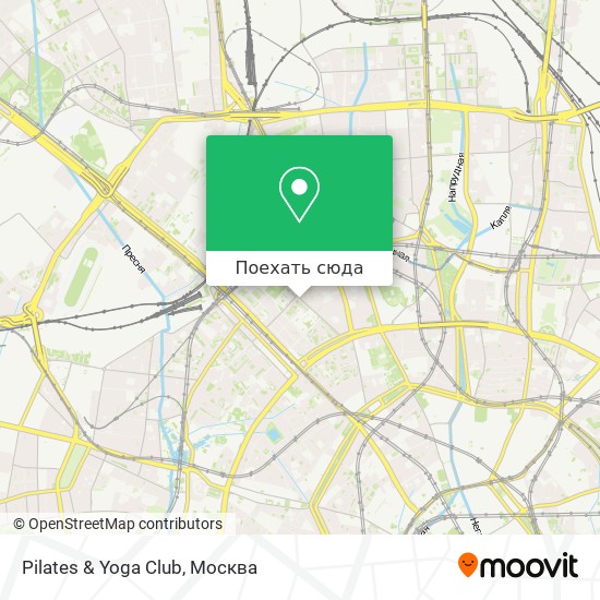 Карта Pilates & Yoga Club