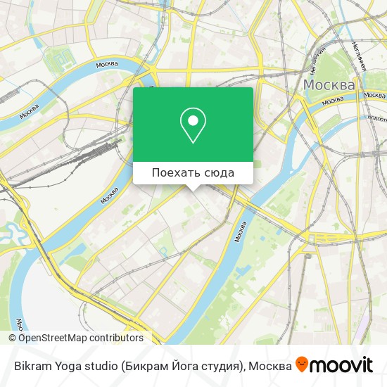 Карта Bikram Yoga studio (Бикрам Йога студия)