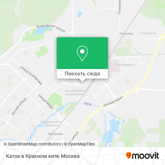 Карта Каток в Красном ките