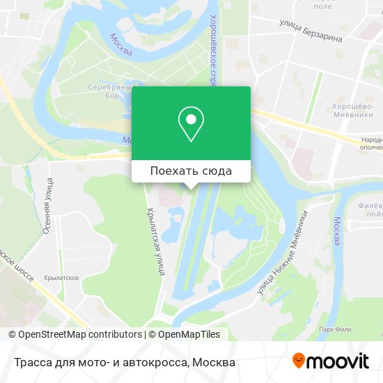 Карта Трасса для мото- и автокросса
