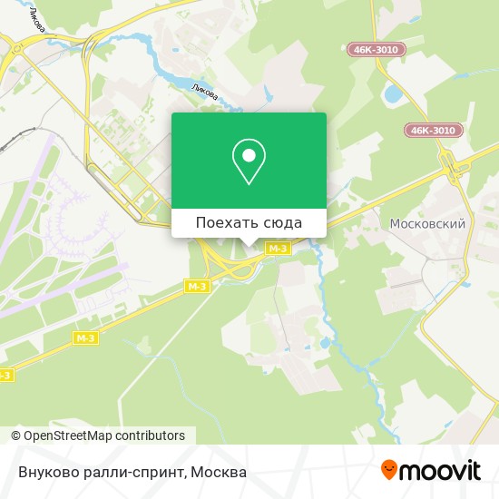 Карта Внуково ралли-спринт
