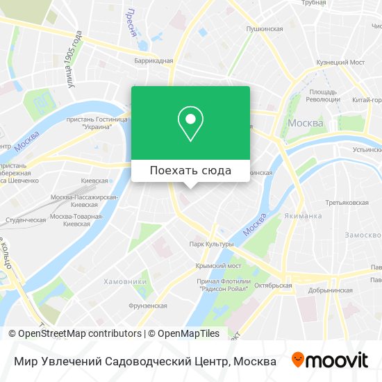 Карта Мир Увлечений Садоводческий Центр