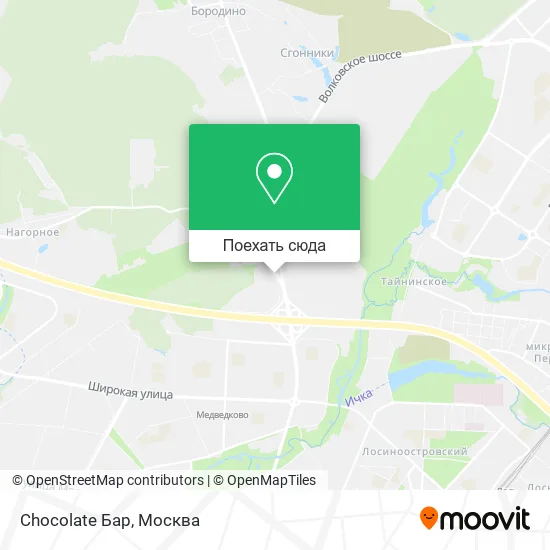 Карта Chocolate Бар