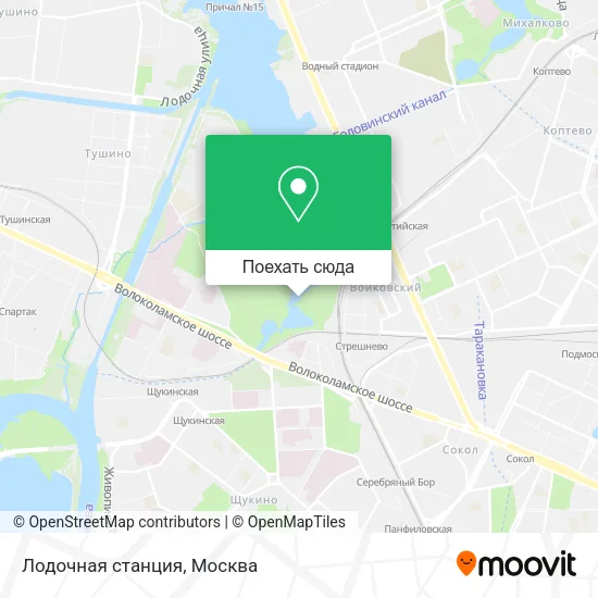 Карта Лодочная станция