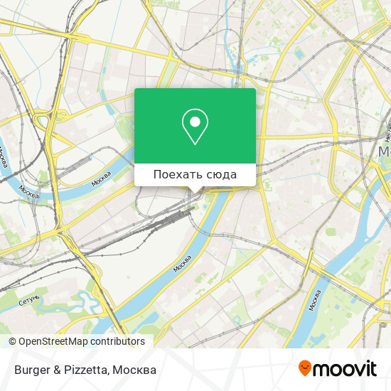 Карта Burger & Pizzetta