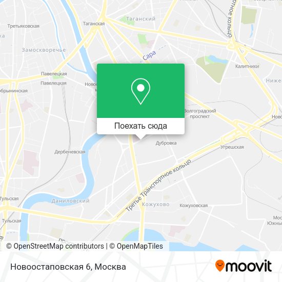 Карта Новоостаповская 6
