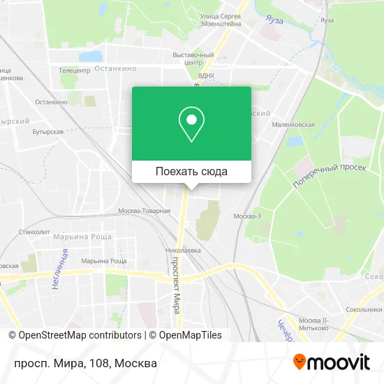 Карта просп. Мира, 108
