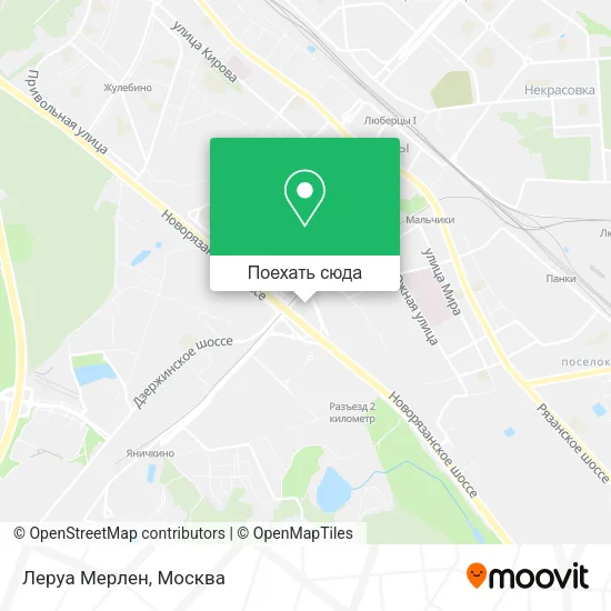 Карта Леруа Мерлен