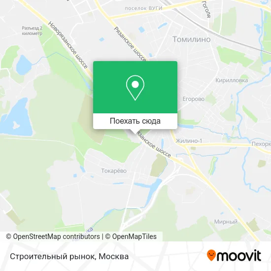 Карта Строительный рынок