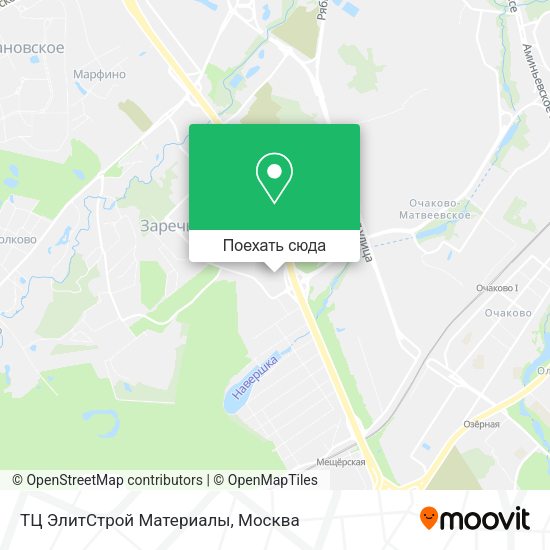 Карта ТЦ ЭлитСтрой Материалы