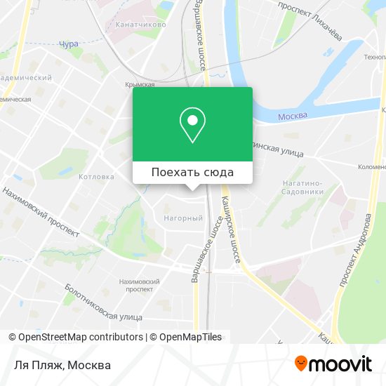 Карта Ля Пляж