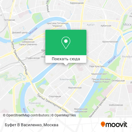 Карта Буфет В Василенко