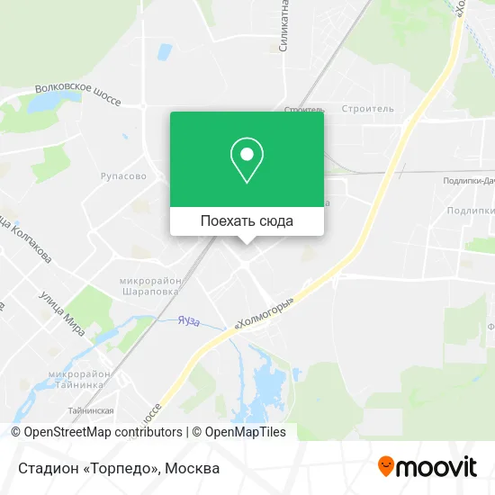 Карта Стадион «Торпедо»