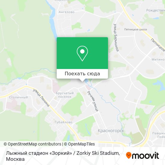 Карта Лыжный стадион «Зоркий» / Zorkiy Ski Stadium