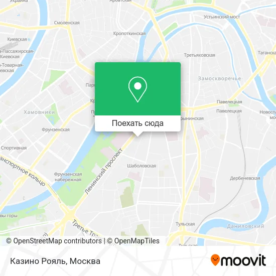 Карта Казино Рояль