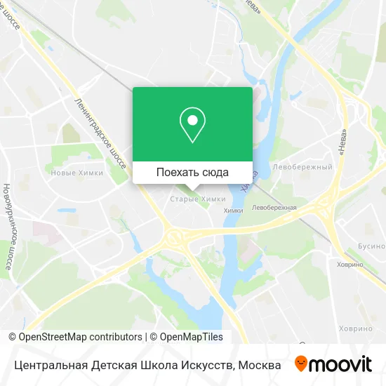 Карта Центральная Детская Школа Искусств