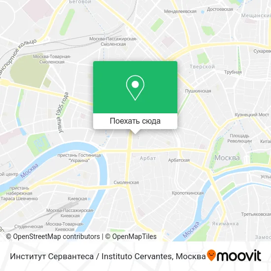 Карта Институт Сервантеса / Instituto Cervantes