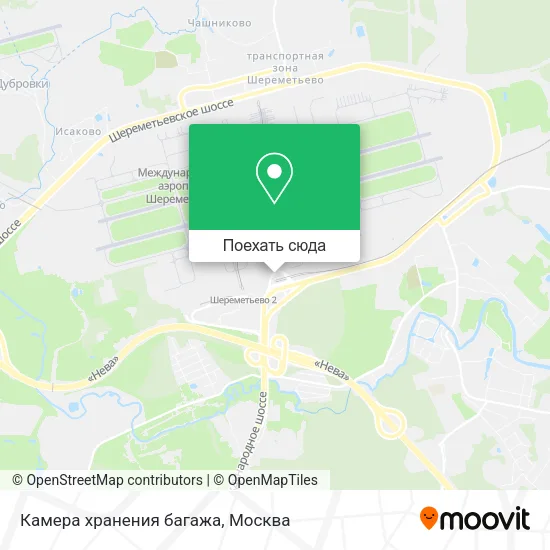 Карта Камера хранения багажа