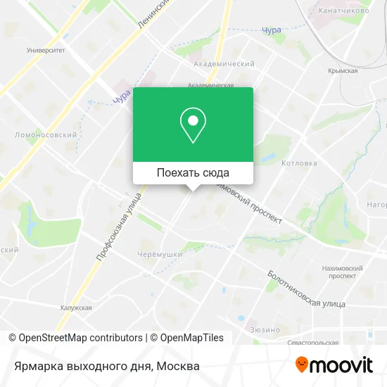 Карта Ярмарка выходного дня