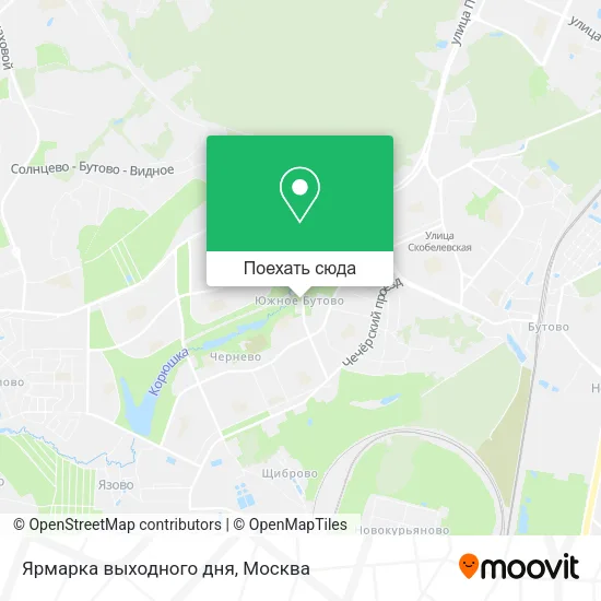 Карта Ярмарка выходного дня