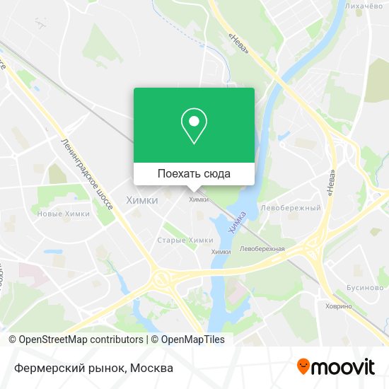 Карта Фермерский рынок