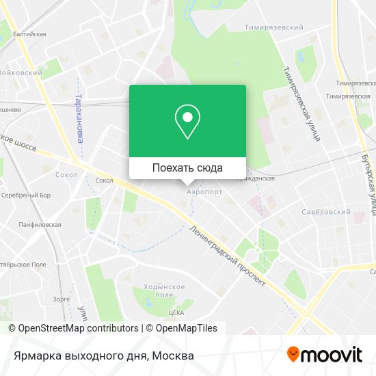 Карта Ярмарка выходного дня