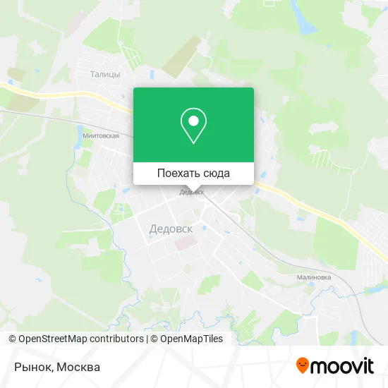 Карта Рынок