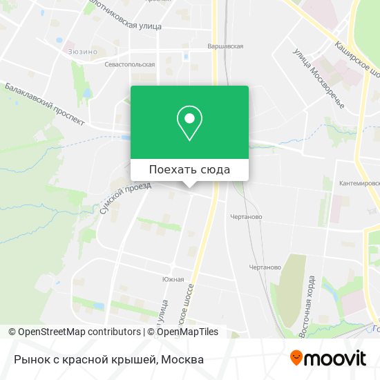Карта Рынок с красной крышей