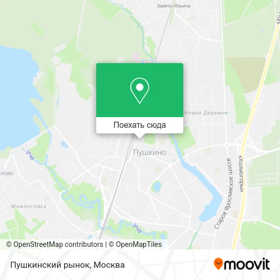 Карта Пушкинский рынок