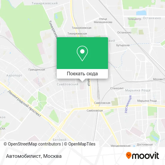 Карта Автомобилист