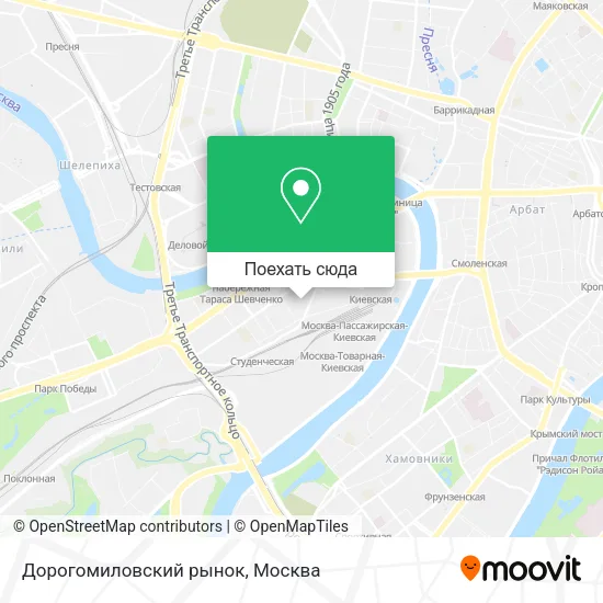 Карта Дорогомиловский рынок