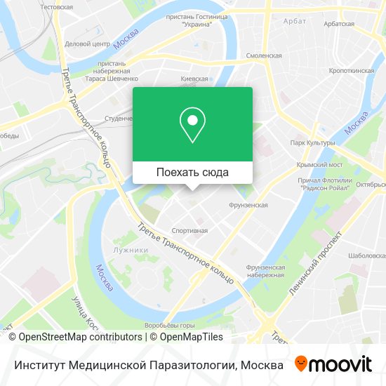 Карта Институт Медицинской Паразитологии