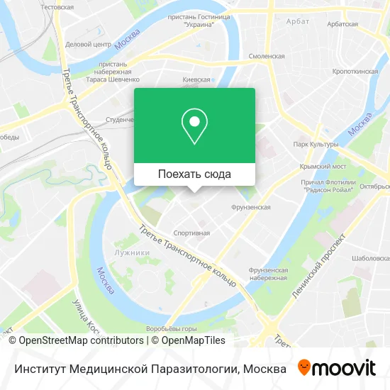 Карта Институт Медицинской Паразитологии
