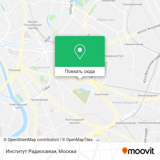 Карта Институт Радиосвязи