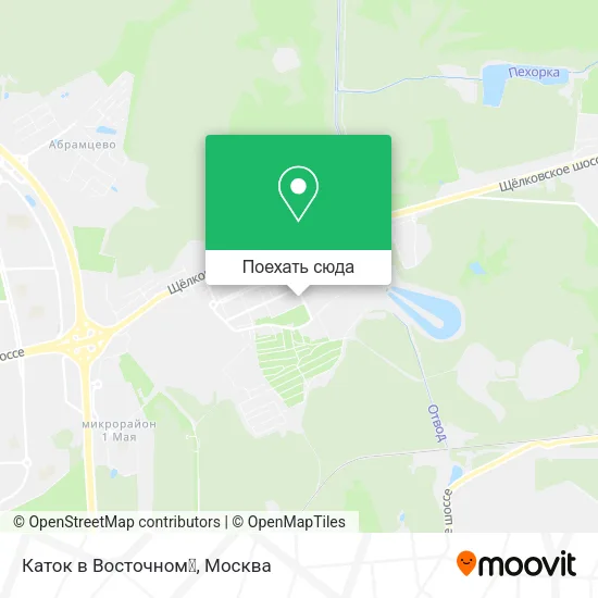 Карта Каток в Восточном❄️
