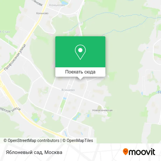 Карта Яблоневый сад
